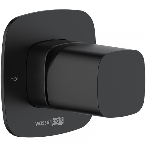 Душевая система WasserKRAFT Nuthe A9151.219.162 Черная матовая латунь встраиваемый