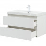 Тумба под раковину Aquanet Вега 90 316683 подвесная Белый глянец МДФ / ЛДСП