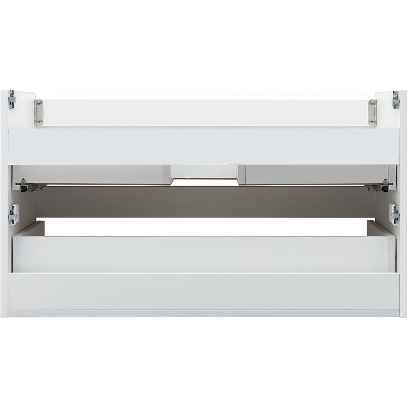 Тумба под раковину Aquanet Вега 90 316683 подвесная Белый глянец МДФ / ЛДСП