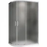 Душевой уголок Abber Schwarzer Diamant 120x90 AG01129M профиль Хром стекло матовое
