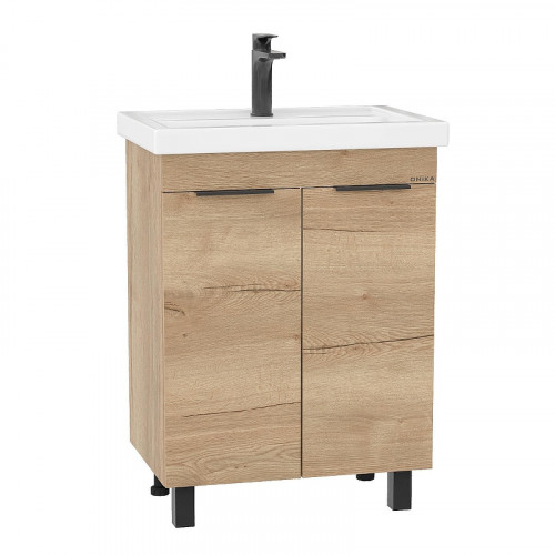 Тумба под раковину Onika Легран 60 106159 цвет Дуб галифакс