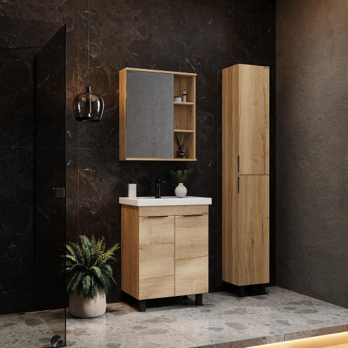 Тумба под раковину Onika Легран 60 106159 цвет Дуб галифакс