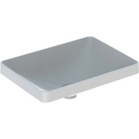 Раковина Geberit VariForm 60 500.738.01.2 Белая фарфор полувстраиваемая