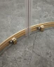 Душевой уголок Cezares Molveno 120x120 MOLVENO-R-22-100+20-C-BORO-IV профиль Брашированное золото стекло прозрачное