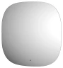 Зеркало Defesto Opti 70х70 DF 2860R с подсветкой 18W-3000K/ИК - выключатель/Теплый белый свет