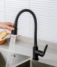 Смеситель для кухни Frap H17-6 F4417-6 Черный матовый латунь