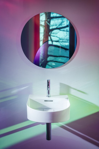 Раковина Laufen Sonar 40 8.1634.1.000.104.1 Белая