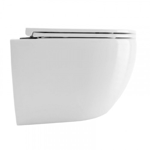 Унитаз Azario Ines White AZ-W03-SW подвесной цвет Белый с сиденьем Микролифт