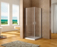 Душевой уголок Aquanet Cinetic AE12-N-90H190U-CT-2 шт 90х90 254236 профиль Хром стекло прозрачное