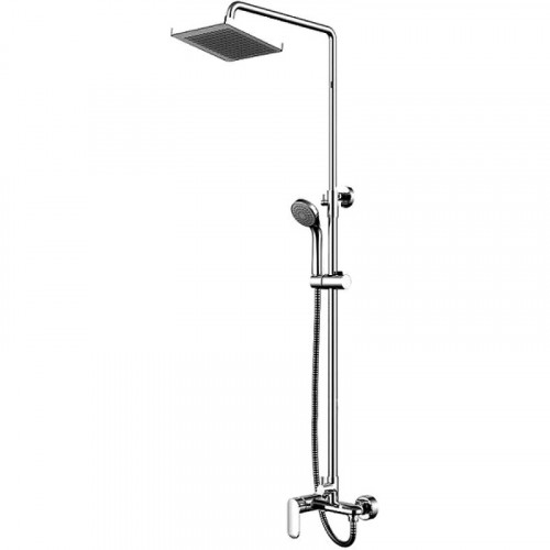 Душевая система Bravat Opal F9125183CP-A-RUS Хром латунь на стену