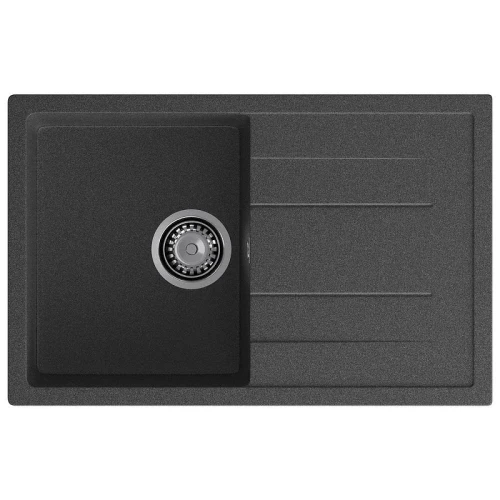 Кухонная мойка GranFest Quadro Q-780L графит цвет Графит