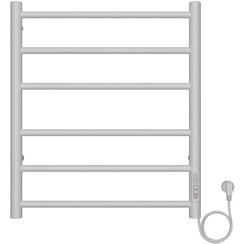 Электрический полотенцесушитель Azario Parma 500x600 П6 AZ10856W диммер справа Белый