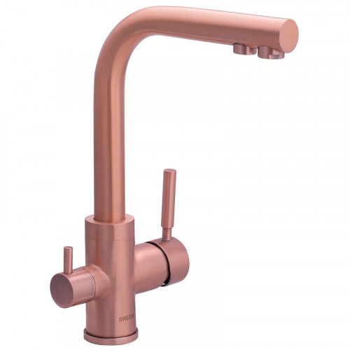 Смеситель для кухни Swedbe Selene Plus 8148 Медь латунь