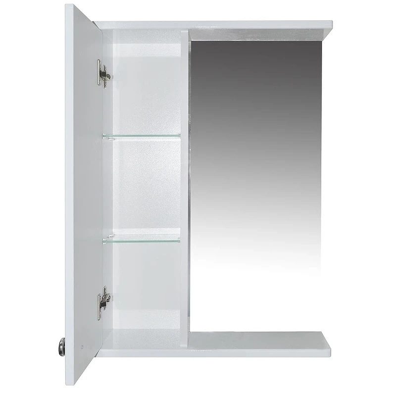 Зеркало со шкафом Loranto Моника 50 L CS00047786 цвет Белый