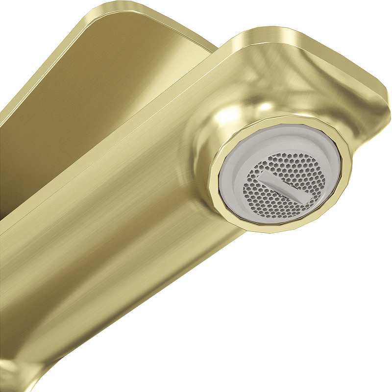 Смеситель для раковины Grossman Advans 510.K35.09.320 Золото брашированное латунь