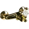 Смеситель для душа Boheme Vogue Crystal 214-CRST Золото латунь на стену