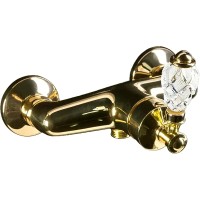 Смеситель для душа Boheme Vogue Crystal 214-CRST Золото латунь на стену