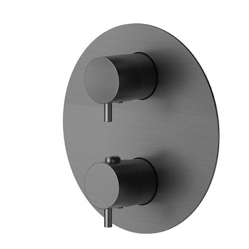 Смеситель для душа Newform X-Steel 316 69663EX.59.064 с термостатом цвет Gun Metal