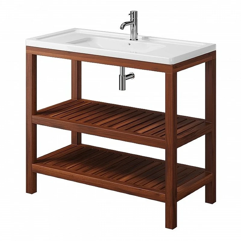 Тумба под раковину Creto Provence 105 9-1118W Wood массив дерева