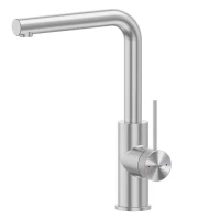 Смеситель для кухни Abber Emotion 316 AF8814BST цвет Сталь брашированная