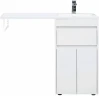 Тумба с раковиной Aquanet Токио 110 R 239207 Белая МДФ / ЛДСП