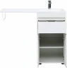 Тумба с раковиной Aquanet Токио 110 R 239207 Белая МДФ / ЛДСП