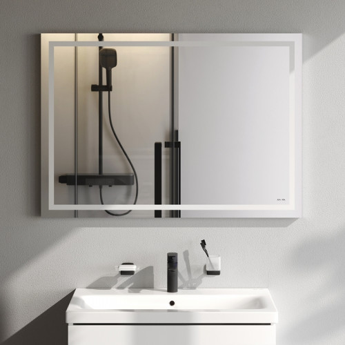 Зеркало AM.PM Gem 100 M91AMOX1001WG с подсветкой с механическим выключателем стекло