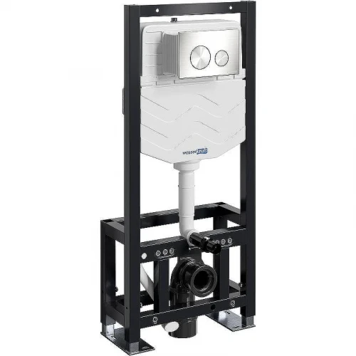 Инсталляция WasserKRAFT Dill 61TLT.010.ME.BN02 для унитаза с клавишей смыва Никель