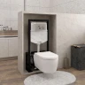 Инсталляция WasserKRAFT Dill 61TLT.010.ME.BN02 для унитаза с клавишей смыва Никель