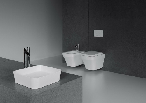 Унитаз биде Creavit Solo SO321-00CB00E-0000 подвесной Белый без сиденья фарфор подвесной