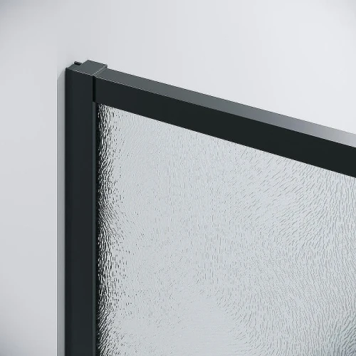 Душевая дверь Grossman Galaxy 100 100.K33.01.100.21.02 профиль Черный матовый стекло шиншилла