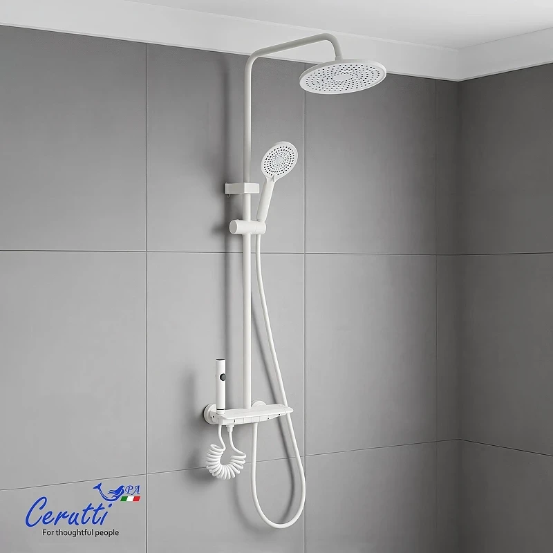 Душевая система Ceruttispa Igino 11408 цвет Белый