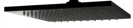 Верхний душ Paffoni Syncro King 30 ZSOF078NO Черный матовый нержавеющая сталь на потолок