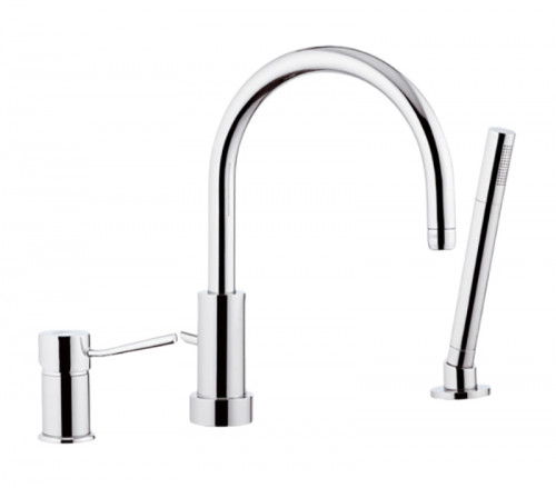 Смеситель на борт ванны Remer Minimal N07 цвет Хром