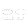 Акриловая ванна BelBagno 180x90 BB502-1800-900 цвет Белый