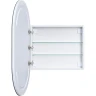 Зеркальный шкаф Aquanet Монте 60 344788 с подсветкой Белый