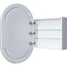 Зеркальный шкаф Aquanet Монте 60 344788 с подсветкой Белый