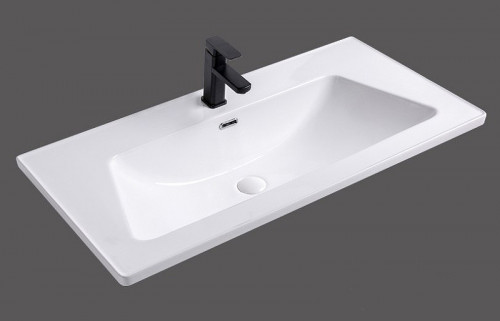 Раковина Royce Pro 100 RCW-1405100WH Белая фаянс полувстраиваемая