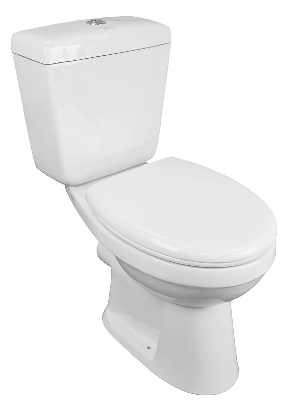 Унитаз компакт Creo Ceramique Project PR1002S+PR1005D+C257S(PR1001S) цвет Белый с бачком и сиденьем Микролифт