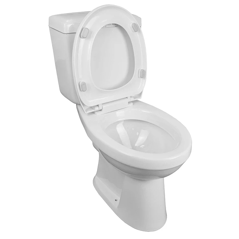 Унитаз компакт Creo Ceramique Project PR1002S+PR1005D+C257S(PR1001S) цвет Белый с бачком и сиденьем Микролифт