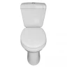 Унитаз компакт Creo Ceramique Project PR1002S+PR1005D+C257S(PR1001S) цвет Белый с бачком и сиденьем Микролифт