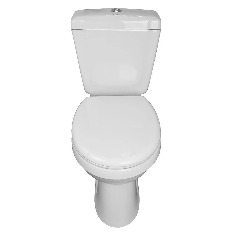 Унитаз компакт Creo Ceramique Project PR1002S+PR1005D+C257S(PR1001S) цвет Белый с бачком и сиденьем Микролифт