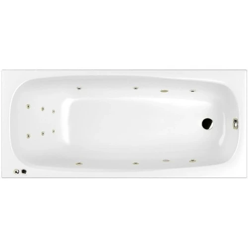 Акриловая ванна Whitecross Layla 180x80 0102.180080.100.LINE.BR с гидромассажем