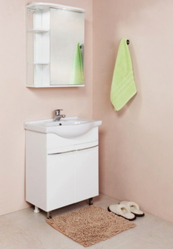 Тумба под раковину Onika Селигер 60 Белая МДФ / ЛДСП