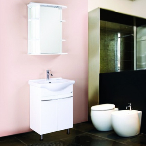 Тумба под раковину Onika Селигер 60 Белая МДФ / ЛДСП