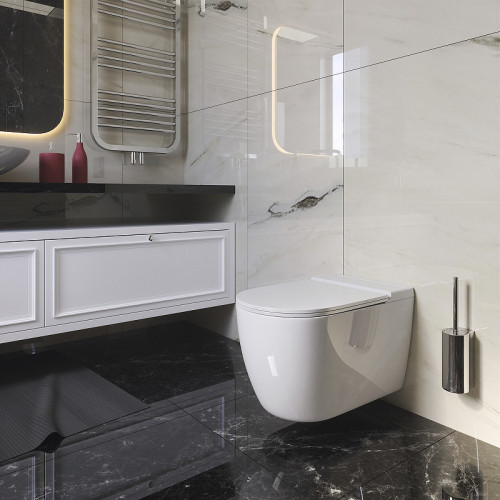 Унитаз Grossman Impuls GR-5502 подвесной с сиденьем Микролифт фаянс подвесной