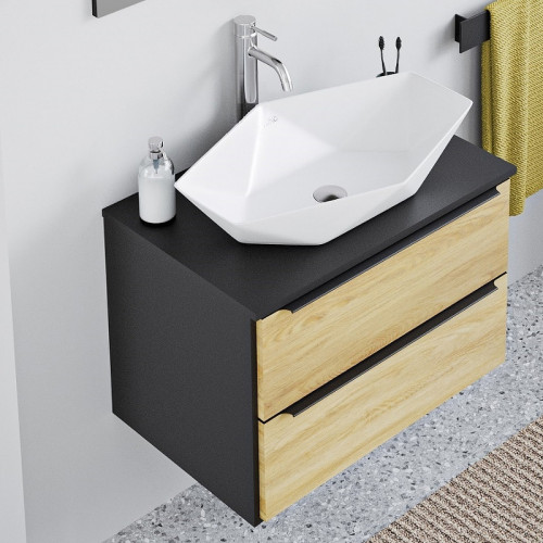 Раковина-чаша Runo Poligono 64 00-00001446 Белая