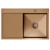 Кухонная мойка Mixline Pro 78 R 552920 цвет Бронза