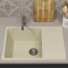 Кухонная мойка Uperwood Econ UPD-506-002 60 4910201240 цвет Слоновая кость