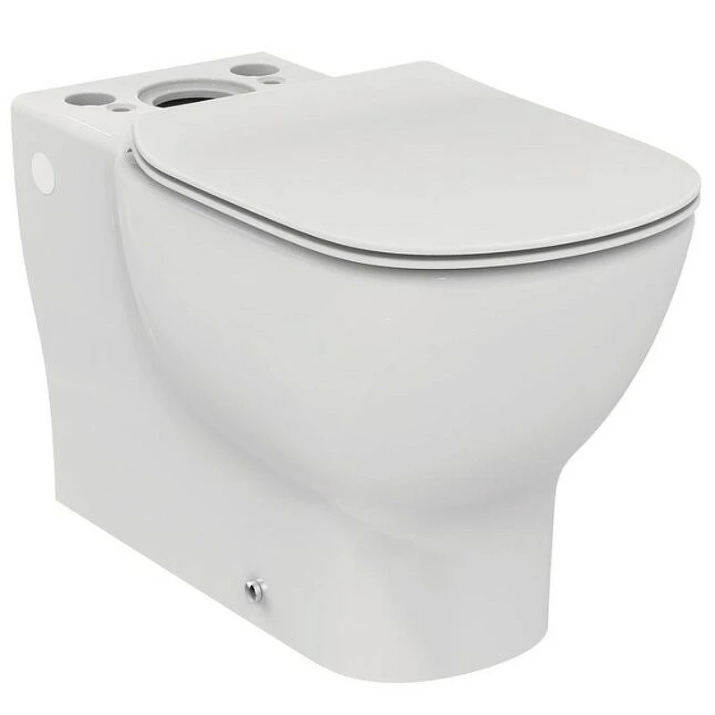 Унитаз компакт Ideal Standard Tesi T008201 без бачка и сиденья фарфор напольный